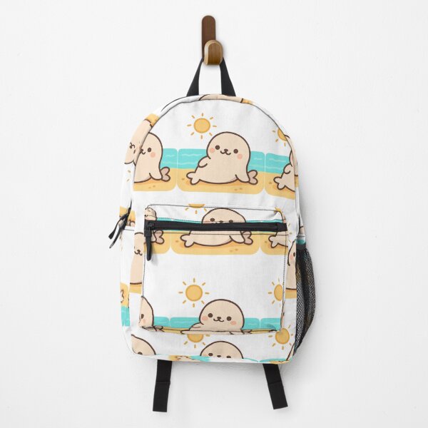 Item preview, Enjoy Today Seal - Cute Kawaii Ocean Sticker designed and sold by foryouandyours.