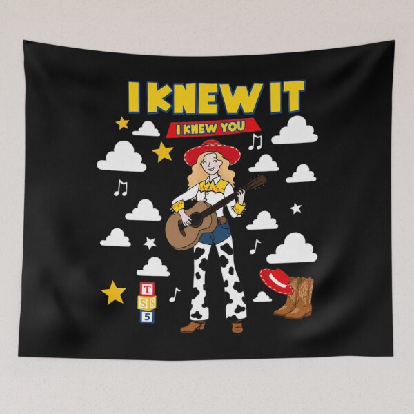 Item preview, Guitar Cowgirl I Knew It Western Music Cloud Design designed and sold by bvarkox.