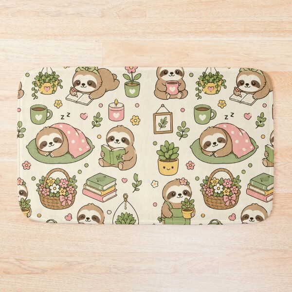 Item preview, Cozy Sloth Garden Dreams Pattern designed and sold by Soft Berry Studio.