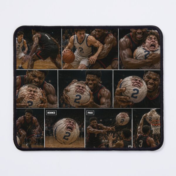 Item preview, Ultimate Horror Themed Basketball Showdown: Intense Game designed and sold by Uniqueartai.