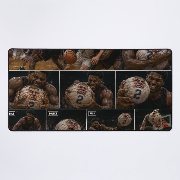 Item preview, Ultimate Horror Themed Basketball Showdown: Intense Game designed and sold by Uniqueartai.