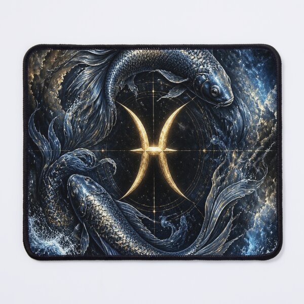 Item preview, Pisces Zodiac Epic Dark T-Shirt – Mystical Fish Astrology Shirt designed and sold by SunnyDesign82.