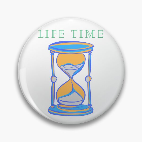 Item preview, Life Time Hourglass Minimalist Artistic Design designed and sold by CrownINDesign.