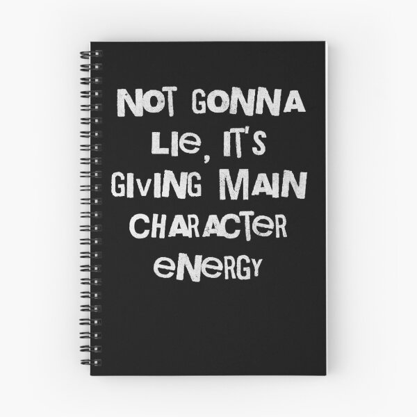 Item preview, Giving Main Character Energy Trendy Quote designed and sold by d247.