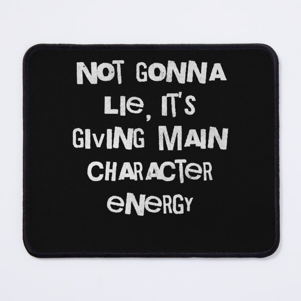 Item preview, Giving Main Character Energy Trendy Quote designed and sold by d247.