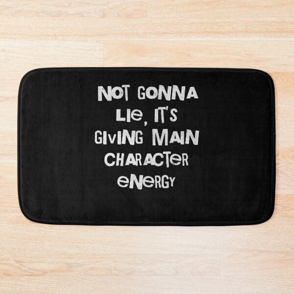 Item preview, Giving Main Character Energy Trendy Quote designed and sold by d247.