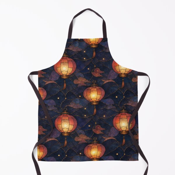 Item preview, Glowing Lanterns Stained Glass Pattern designed and sold by Dresut.
