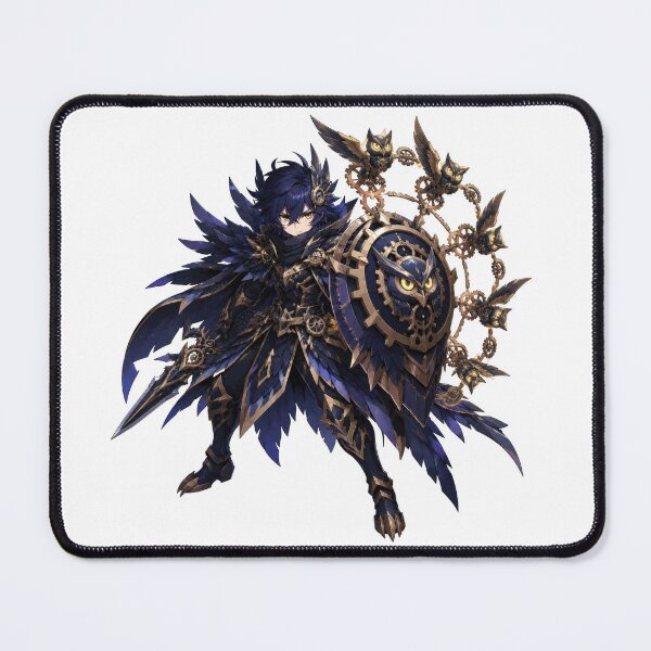 Item preview, Midnight Gear Owl Knight designed and sold by jgvisualarts.