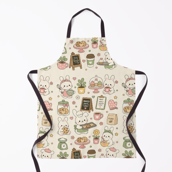 Item preview, Sweet Bunny Bakery Kawaii Pattern designed and sold by Soft Berry Studio.