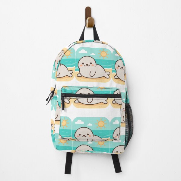 Item preview, Enjoy Today Seal - Cute Kawaii Ocean Sticker designed and sold by foryouandyours.