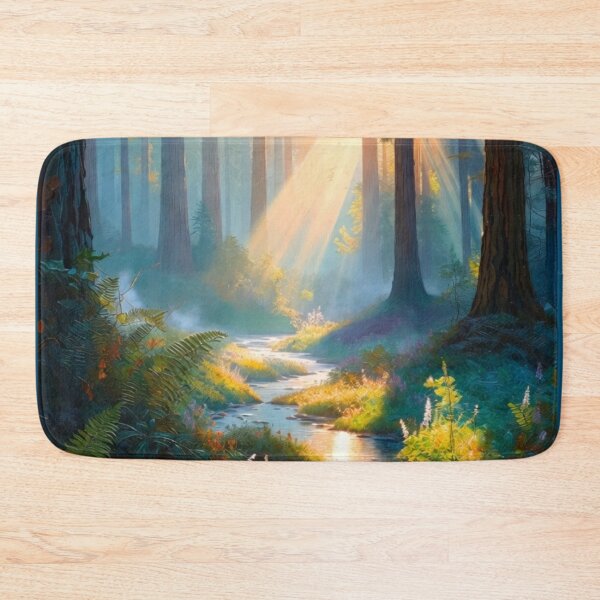 Item preview, Sun-Dappled Enchanted Forest Stream designed and sold by Nexus Space.