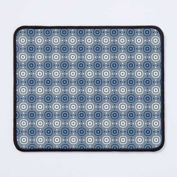 Item preview, Light slate grey, dark midnight blue & white geometric seamless pattern designed and sold by Mint + Midnight.