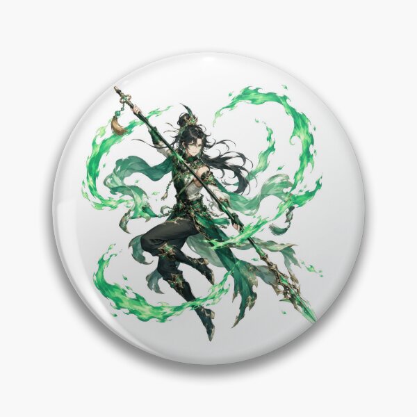 Item preview, Jade Flame Spear Dancer designed and sold by jgvisualarts.