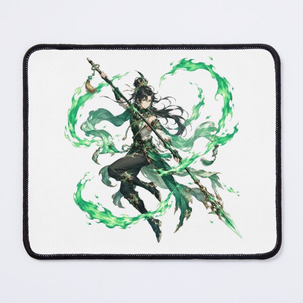 Item preview, Jade Flame Spear Dancer designed and sold by jgvisualarts.