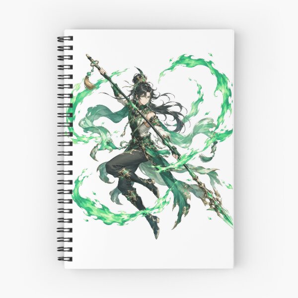 Item preview, Jade Flame Spear Dancer designed and sold by jgvisualarts.