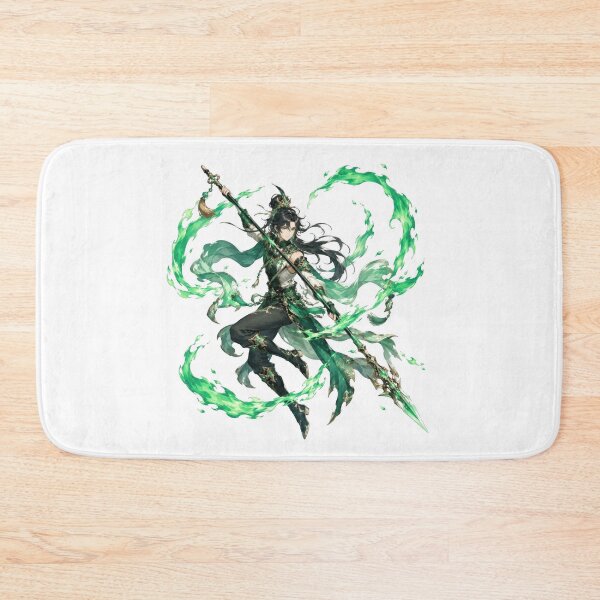 Item preview, Jade Flame Spear Dancer designed and sold by jgvisualarts.