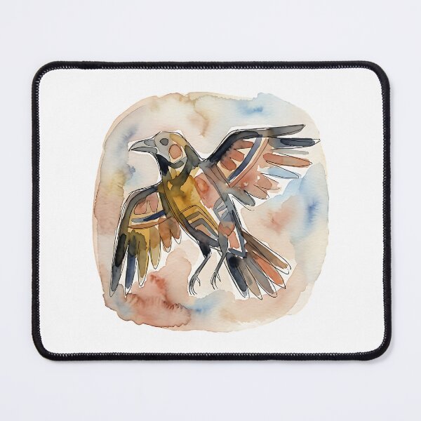 Item preview, Raven Watercolor Design designed and sold by Wild Creative Art.