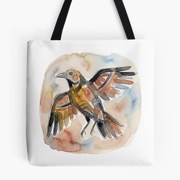 Item preview, Raven Watercolor Design designed and sold by Wild Creative Art.