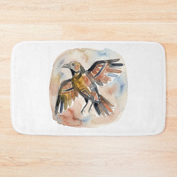 Item preview, Raven Watercolor Design designed and sold by Wild Creative Art.