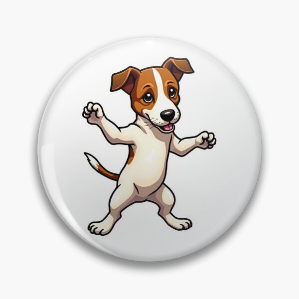 Item preview, Dancing Jack Russell Terrier standing on hind legs designed and sold by Prints by Mat.
