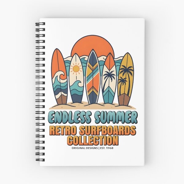 Item preview, Endless Summer Retro Surfboards Vintage Beach designed and sold by Mr Lee.
