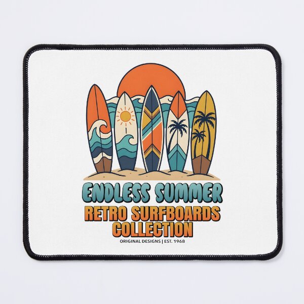 Item preview, Endless Summer Retro Surfboards Vintage Beach designed and sold by Mr Lee.