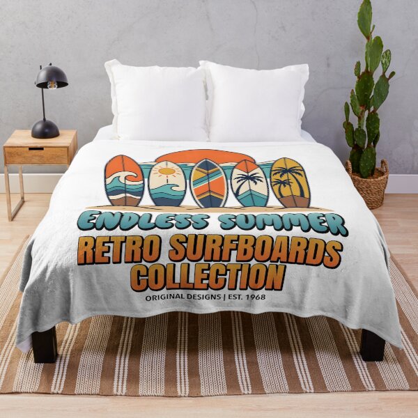 Item preview, Endless Summer Retro Surfboards Vintage Beach designed and sold by Mr Lee.