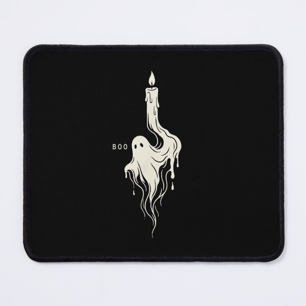 Item preview, Spooky Ghost Candle Boo - Minimalist Dark Aesthetic Halloween designed and sold by vybrex.