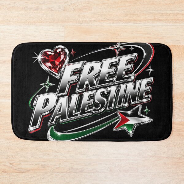 Item preview, Free Palestine Y2K Chrome Star Design designed and sold by Dollette Heaven.