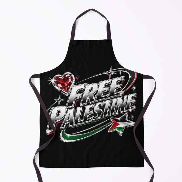 Item preview, Free Palestine Y2K Chrome Star Design designed and sold by Dollette Heaven.