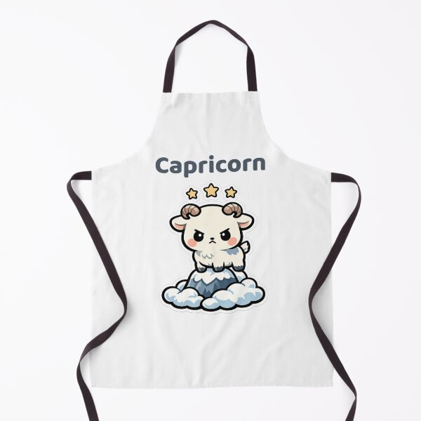 Item preview, Cute Capricorn Zodiac Mountain Goat Kawaii Astrology designed and sold by creativiteemom.