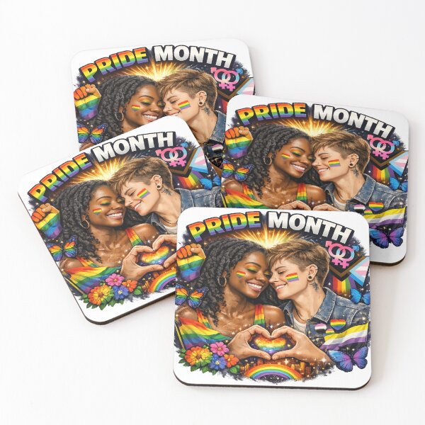 Item preview, LGBTQ Rainbow couple aesthetic art design designed and sold by urbanshop7.