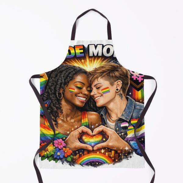 Item preview, LGBTQ Rainbow couple aesthetic art design designed and sold by urbanshop7.