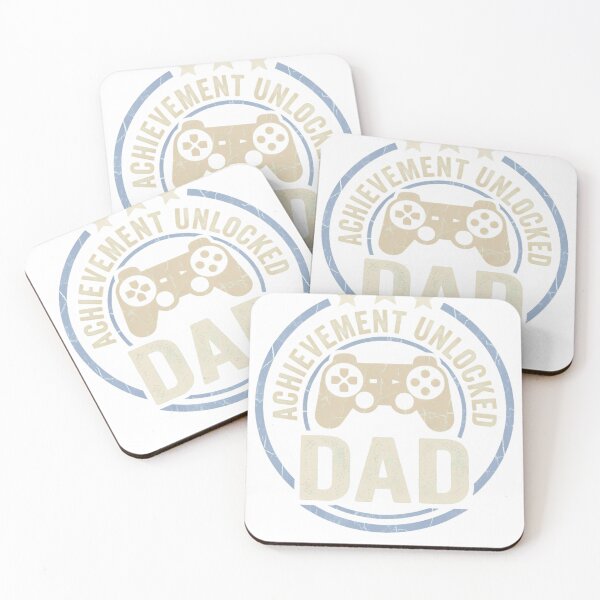 Item preview, Gamer Dad Achievement Unlocked Video Game Controller designed and sold by JMDesignHub.
