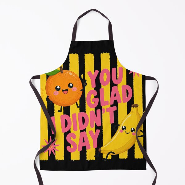 Item preview, Striped Preppy You Glad I Didn't Say Banana Orange Funny Fruit Pun designed and sold by VGAfanatic.