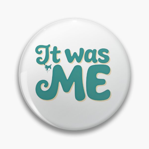 Item preview, It was me with little dog hanging on letter designed and sold by Prints by Mat.