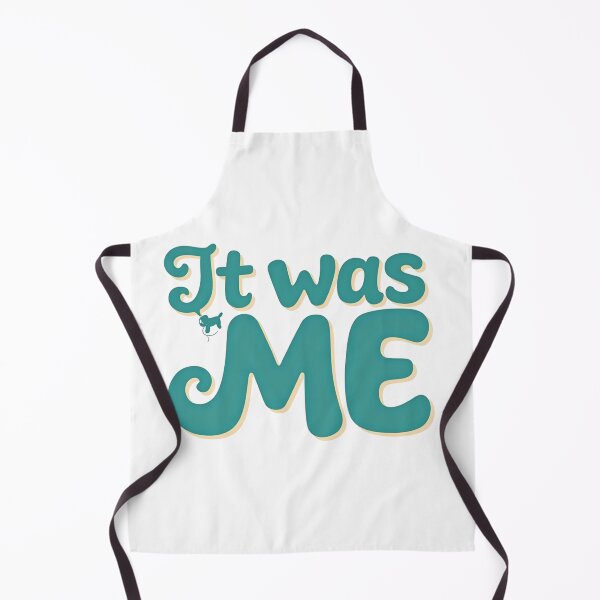 Item preview, It was me with little dog hanging on letter designed and sold by Prints by Mat.