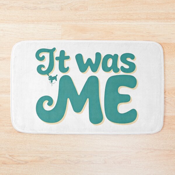Item preview, It was me with little dog hanging on letter designed and sold by Prints by Mat.