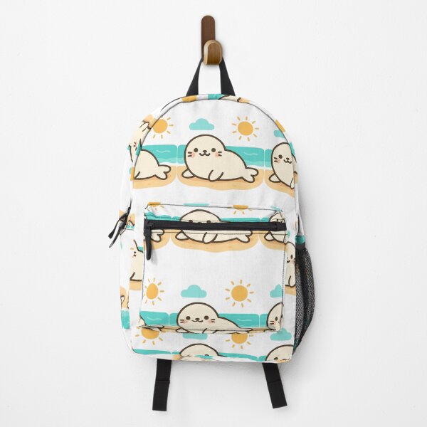 Item preview, Enjoy Today Seal - Cute Kawaii Ocean Sticker designed and sold by foryouandyours.