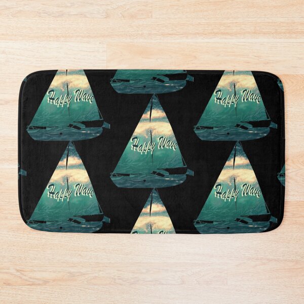 Item preview, Happy Wave Retro Sunset Boat - Vintage Golden Hour Ocean Aesthetic designed and sold by Tokraz-art.