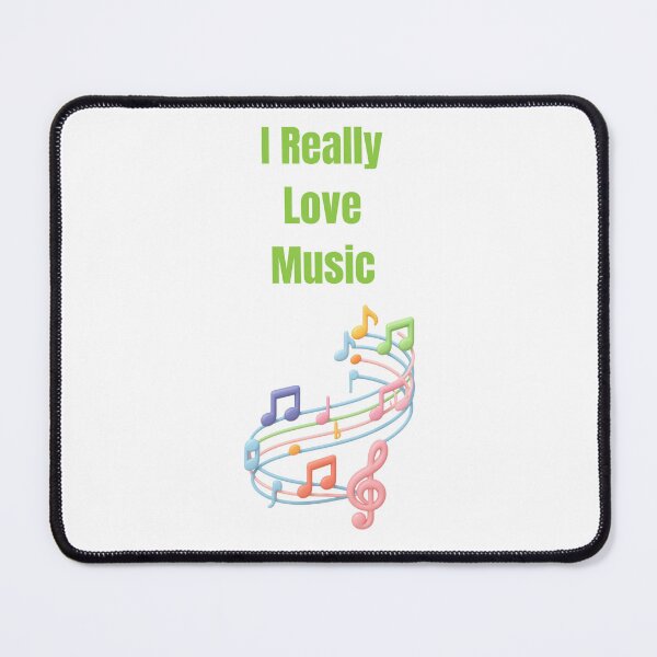Item preview, I Really Love Music T-shirt Gifts Music Lovers designed and sold by ZemVibe.