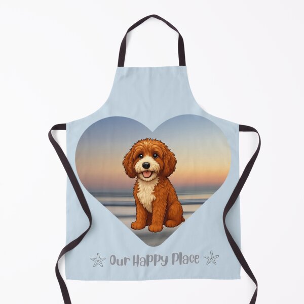 Item preview, Leo Doodle in his happy place - the beach designed and sold by Doodles Down South.