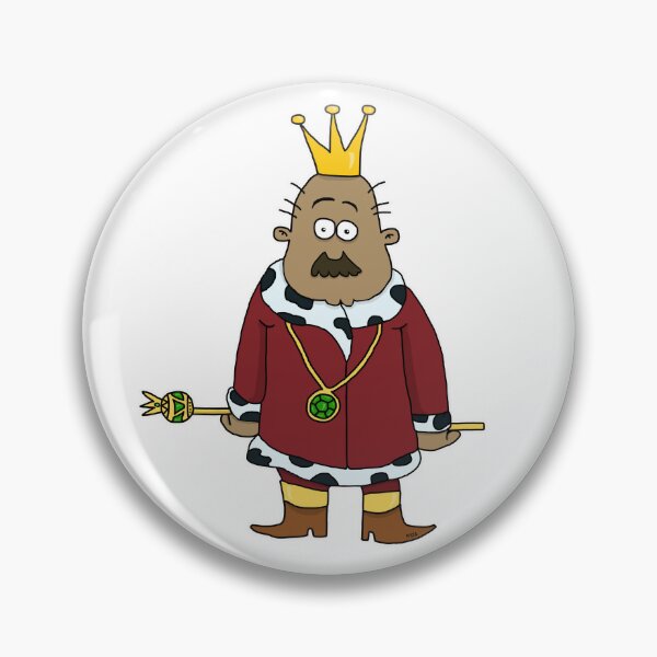 Item preview, Funny Confused King Cartoon Whimsical Royal Character designed and sold by MyxaART.