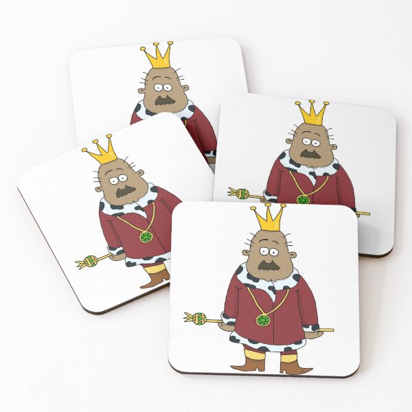 Item preview, Funny Confused King Cartoon Whimsical Royal Character designed and sold by MyxaART.