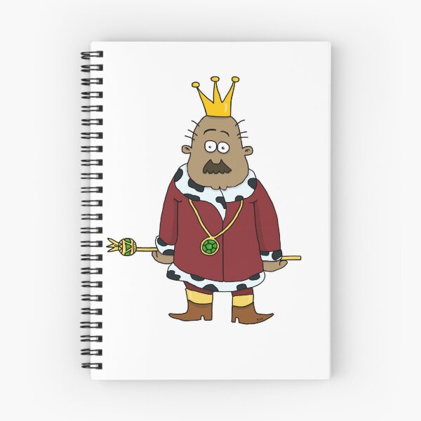 Item preview, Funny Confused King Cartoon Whimsical Royal Character designed and sold by MyxaART.