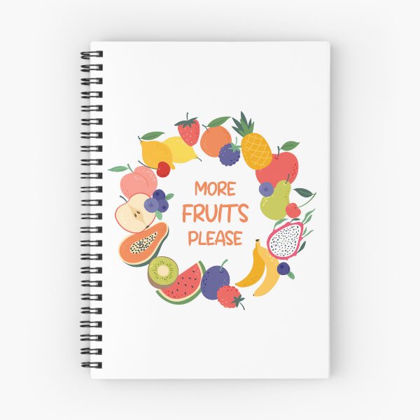 Item preview, More Fruits Please Cute Fruit Quote with Tropical and Fresh Fruits designed and sold by CHERRY--SHOP.
