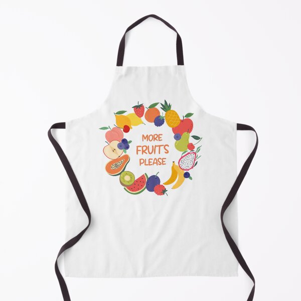 Item preview, More Fruits Please Cute Fruit Quote with Tropical and Fresh Fruits designed and sold by CHERRY--SHOP.