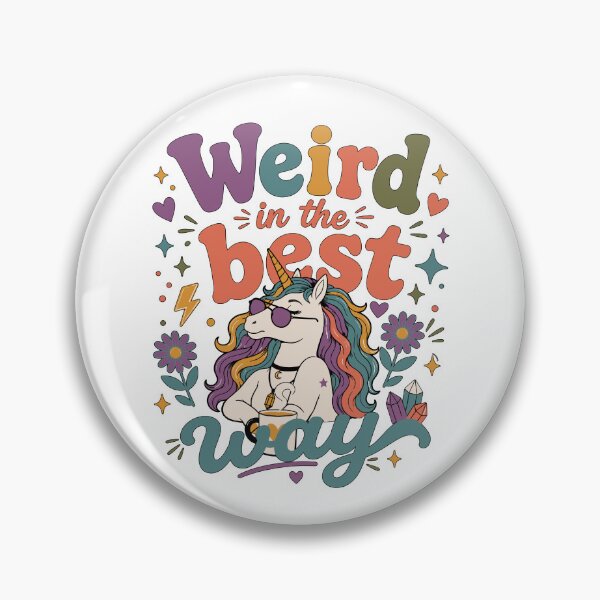 Item preview, Funny Unicorn Quote Weird In The Best Way Magical Unicorn Humor designed and sold by ALCOSHIRTS OFFICIAL.