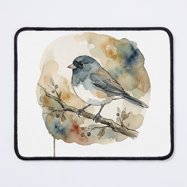 Item preview, Dark-eyed Junco Watercolor designed and sold by Wild Creative Art.