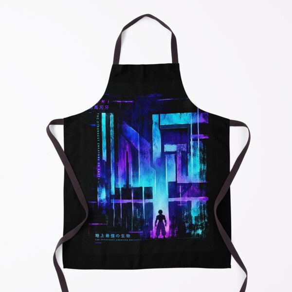 Item preview, Baki Cyberpunk Poster designed and sold by Aryanshop12.